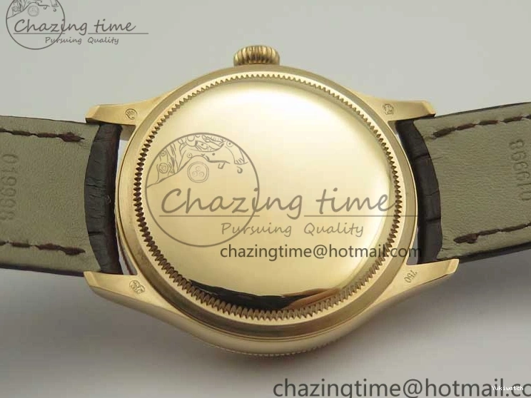 Edition Time V4 Marker 50509 Brown A3132 Cellini Dial Strap RG on MKF White Roman Leather Best 0131